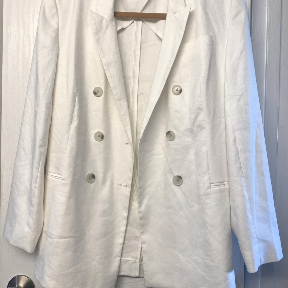 White Express blazer